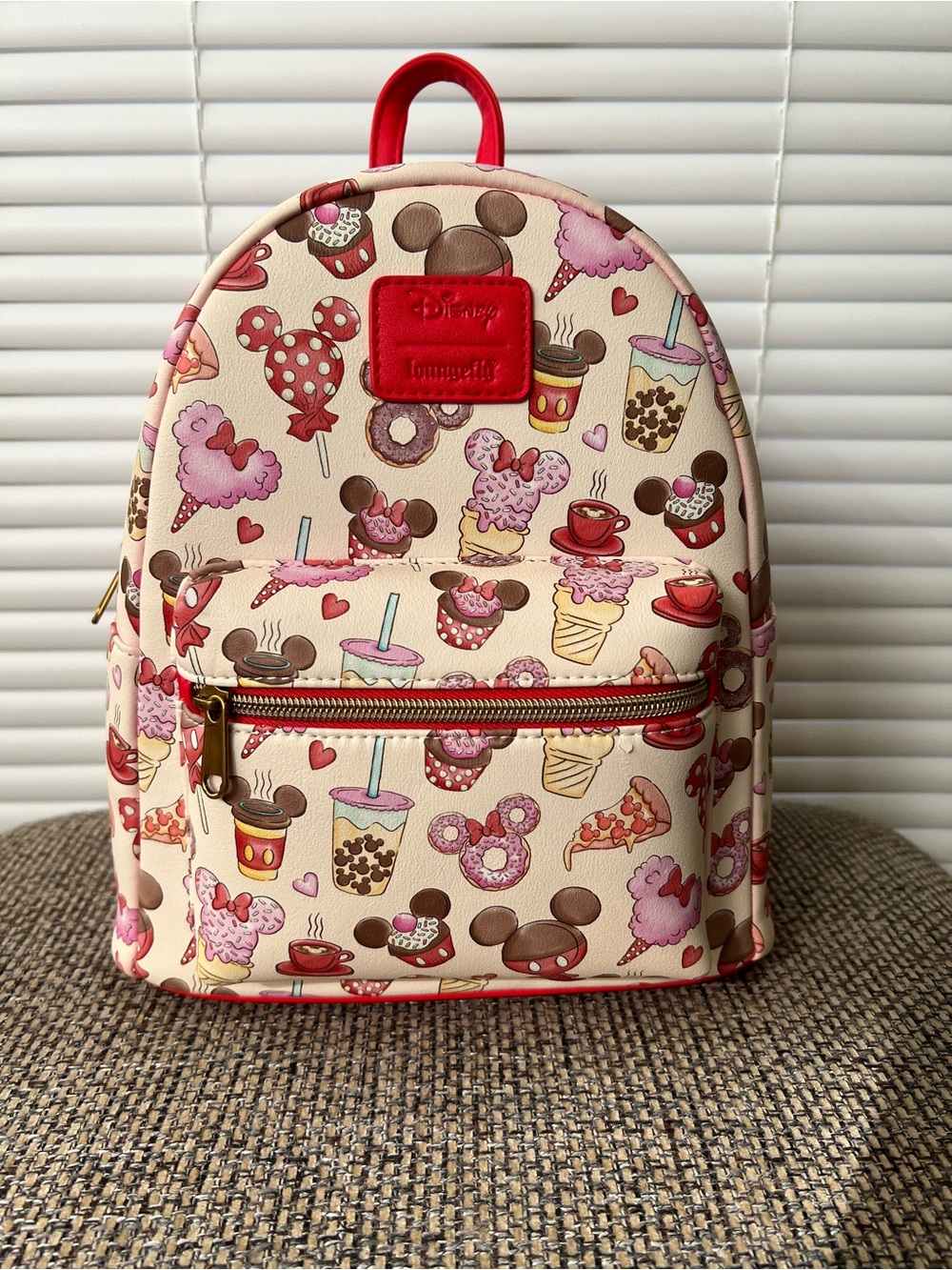 Loungefly Mickey & Minnie Treats mini backpack + wallet set